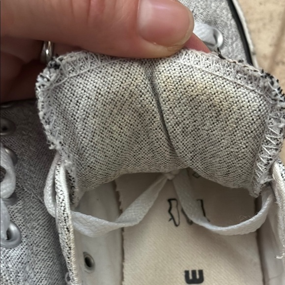 Converse Gray and White Chuck Taylor Sneakers - Picture 6 of 15